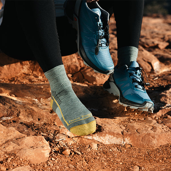 ダーンタフ ウィメンズ 1958 ハイカー1/4ソック ミッドウェイトクッション