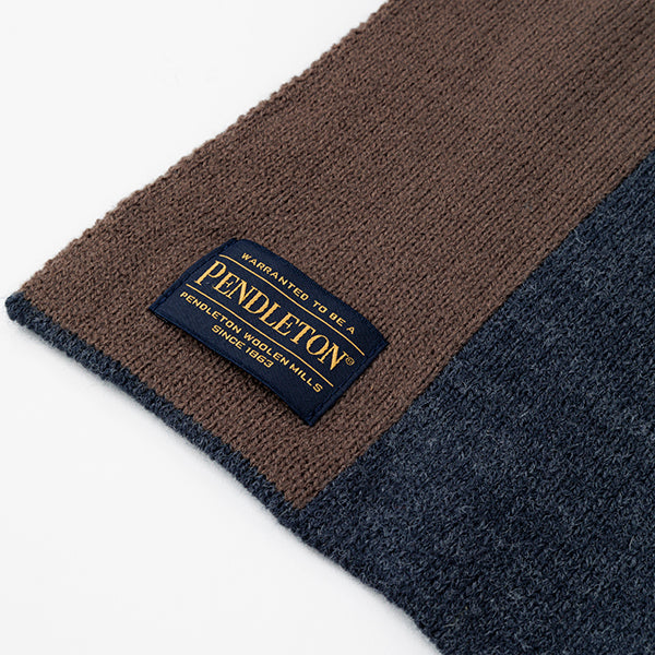 ペンドルトン アクリルウール ロゴワッペン ニットマフラー
