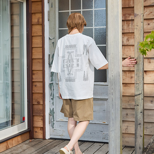 ペンドルトン ショートスリーブ バックエンブロイダリー Tシャツ