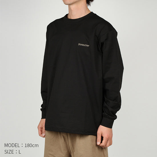 ペンドルトン カルキュロ ロングスリーブ バックプリントTシャツ