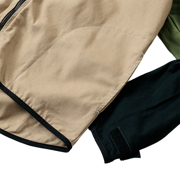 カブー メンズ フルジップスローシャツ ノースウエストアグリー