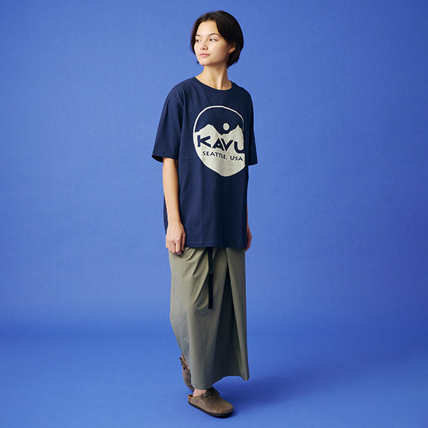 カブー メンズ サークルロゴ Tシャツ