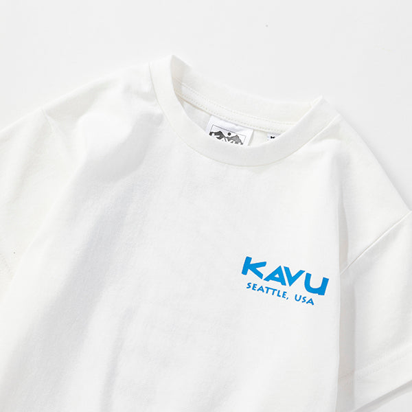カブー キッズ パドルロゴ Tシャツ