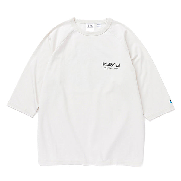 カブー メンズ マウンテンロゴ ベースボール Tシャツ