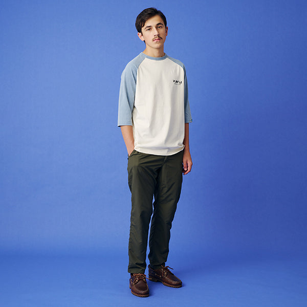 カブー メンズ マウンテンロゴ ベースボール Tシャツ