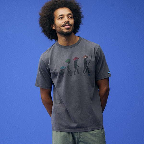 カブー メンズ バックトゥネイチャー Tシャツ