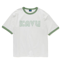 ホワイト/グリーン / M