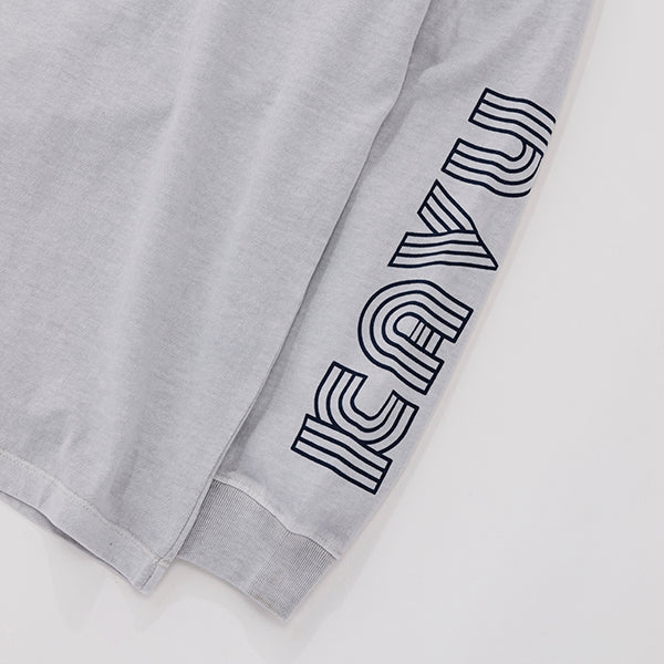 カブー メンズ スリーブプリント ロングスリーブTシャツ