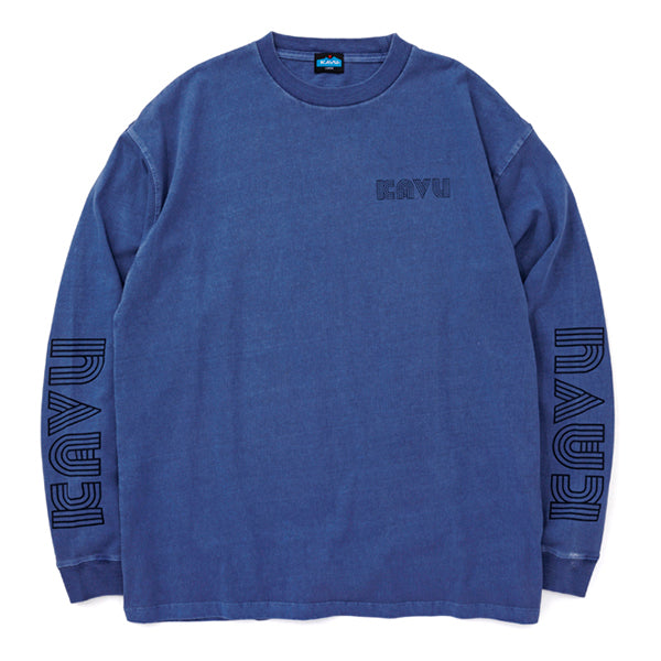 カブー メンズ スリーブプリント ロングスリーブTシャツ