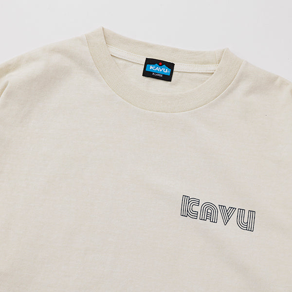 カブー メンズ スリーブプリント ロングスリーブTシャツ