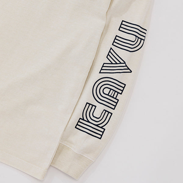 カブー メンズ スリーブプリント ロングスリーブTシャツ
