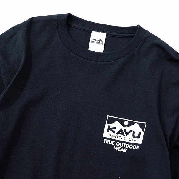 カブー メンズトゥルーロゴ ロングスリーブTシャツ