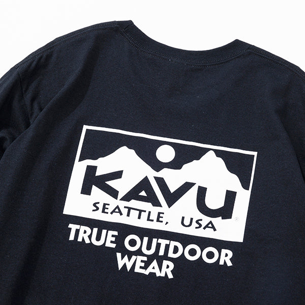 カブー メンズトゥルーロゴ ロングスリーブTシャツ
