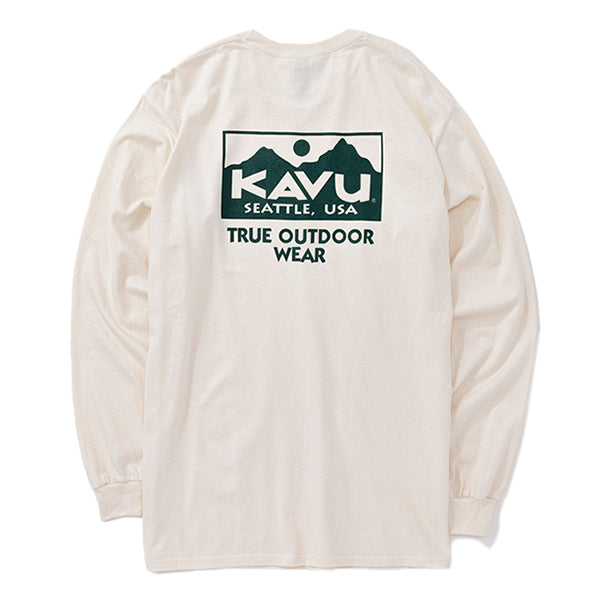 カブー メンズトゥルーロゴ ロングスリーブTシャツ