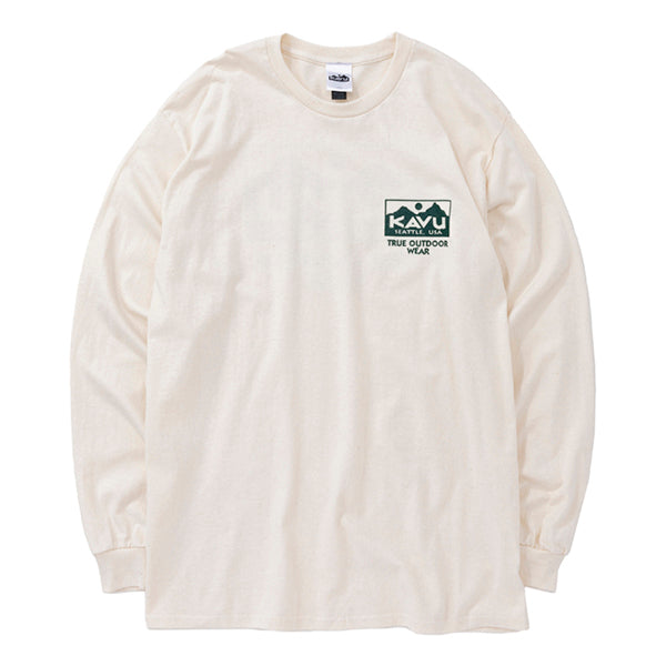 カブー メンズトゥルーロゴ ロングスリーブTシャツ