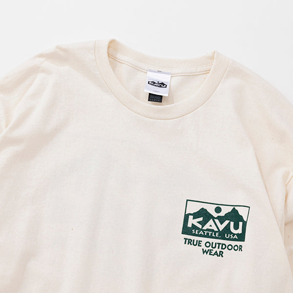 カブー メンズトゥルーロゴ ロングスリーブTシャツ