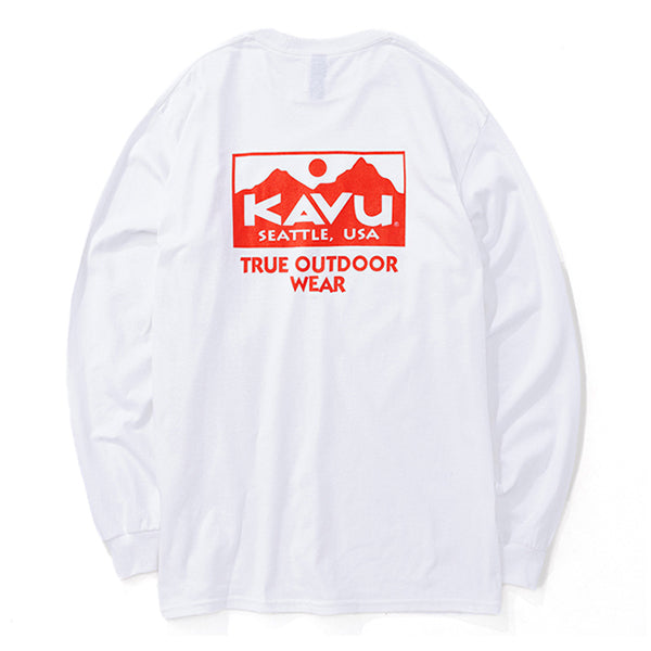 カブー メンズトゥルーロゴ ロングスリーブTシャツ