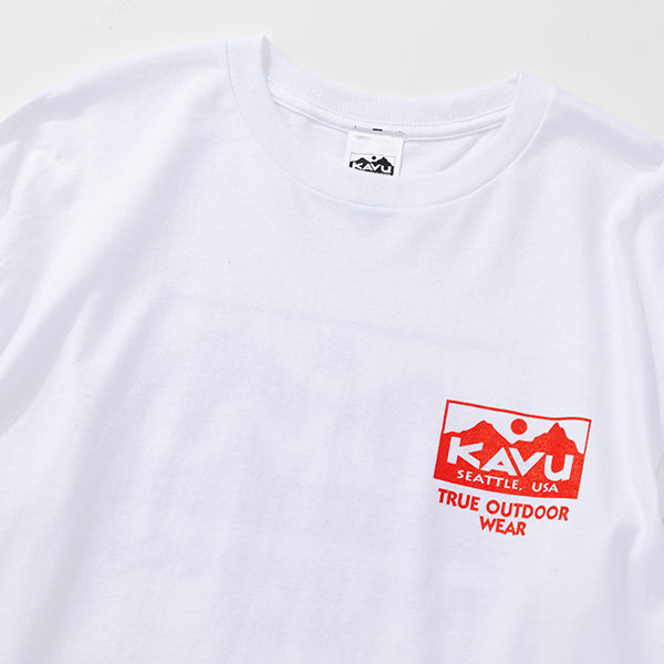 カブー メンズトゥルーロゴ ロングスリーブTシャツ