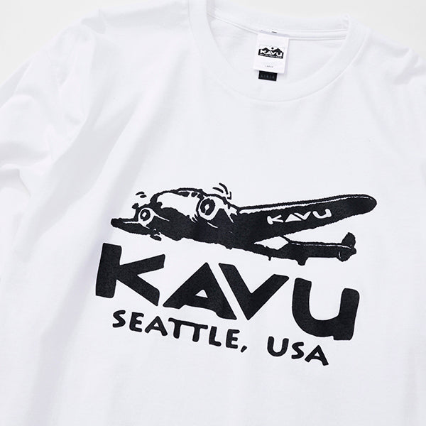 カブー メンズ ロングスリーブプレーンTシャツ