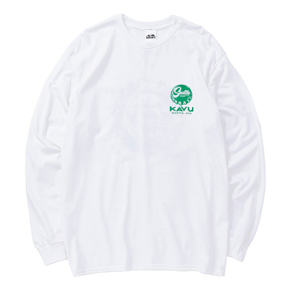 カブー メンズ ロングスリーブクラウンフロッグTシャツ
