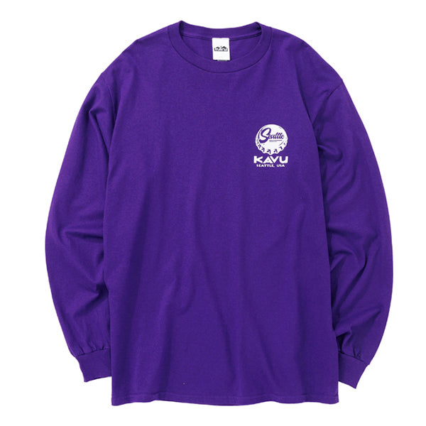 カブー メンズ ロングスリーブクラウンフロッグTシャツ