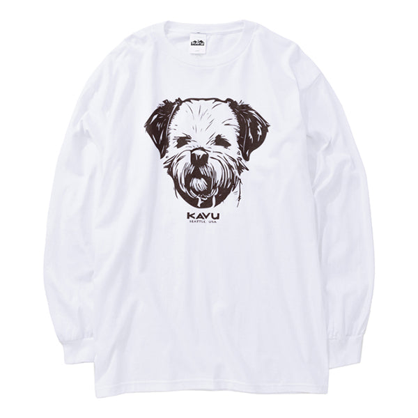 カブー メンズ ロングスリーブ25ドッグTシャツ