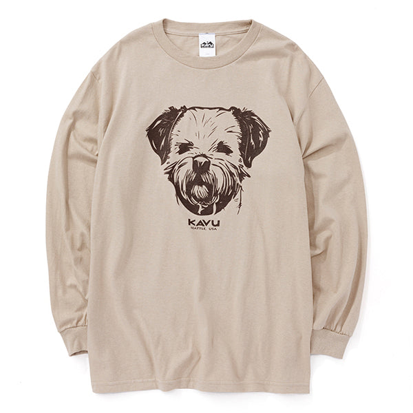 カブー メンズ ロングスリーブ25ドッグTシャツ