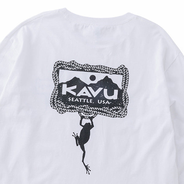 カブー メンズ ハンギングフロッグ ロングスリーブ Tシャツ