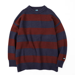 ネイビー/バーガンディ / S