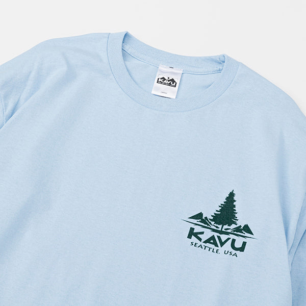 カブー メンズ ツリー ロングスリーブ Tシャツ