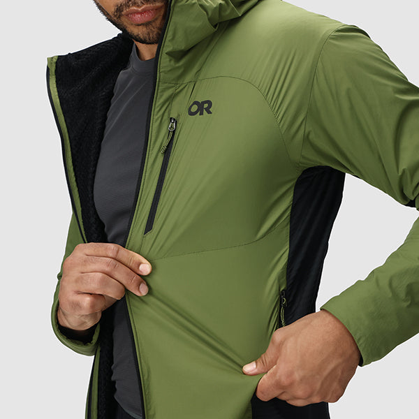 アウトドアリサーチ メンズ デビエイターフーディ ウィロー/ブラック