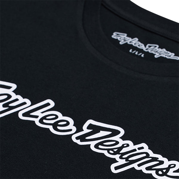 トロイリーデザインズ ショートスリーブT シグネーチャー ブラック