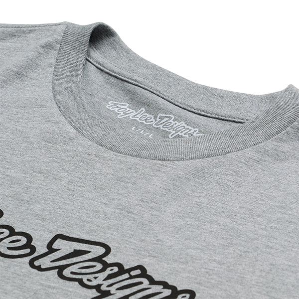 トロイリーデザインズ ショートスリーブT シグネーチャー グレーヘザー