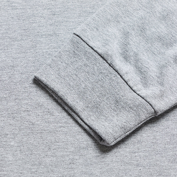 トロイリーデザインズ ロングスリーブT シグネーチャー グレーヘザー