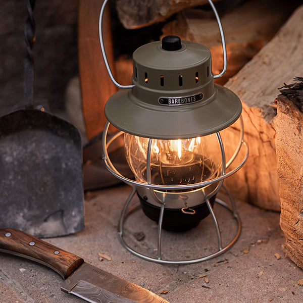 ベアボーンズ レイルロードランタンLED オリーブドラブ