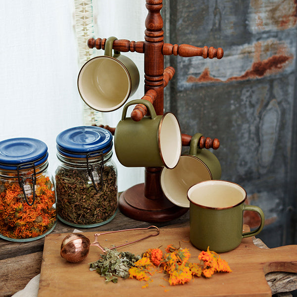 ベアボーンズエナメル 2トーン カップ 2個セット