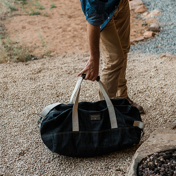 ベアボーンズ ニーラムダッフル デニム