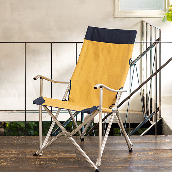 アディロンダック キャンパーズチェア ベージュ/ネイビー