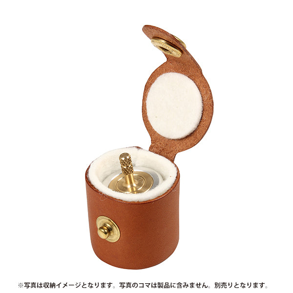 エイアンドエフ コマ収納付 レザーケース