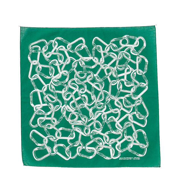 プリンティッドイメージ ネイチャープリントバンダナ カラビナ