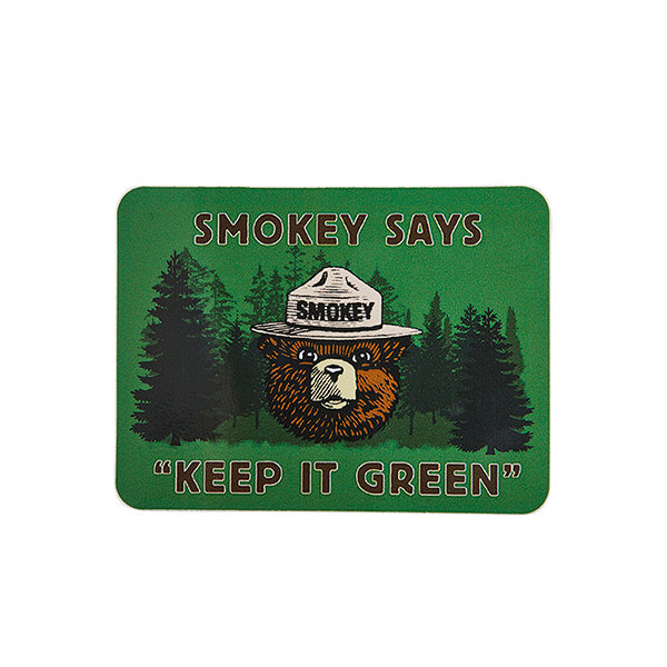 スモーキーベア KEEP IT GREEN ステッカー