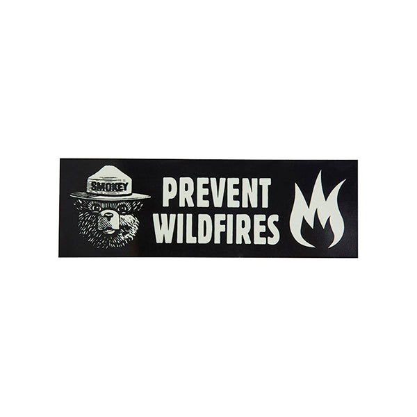 スモーキーベア PREVENT WILDFIRES ステッカー 畜光