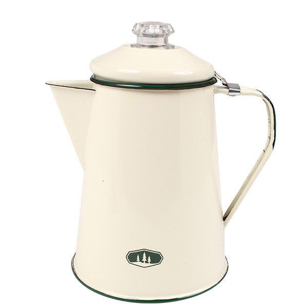 ジーエスアイ デラックスエナメル パーコレーター8CUP クリーム