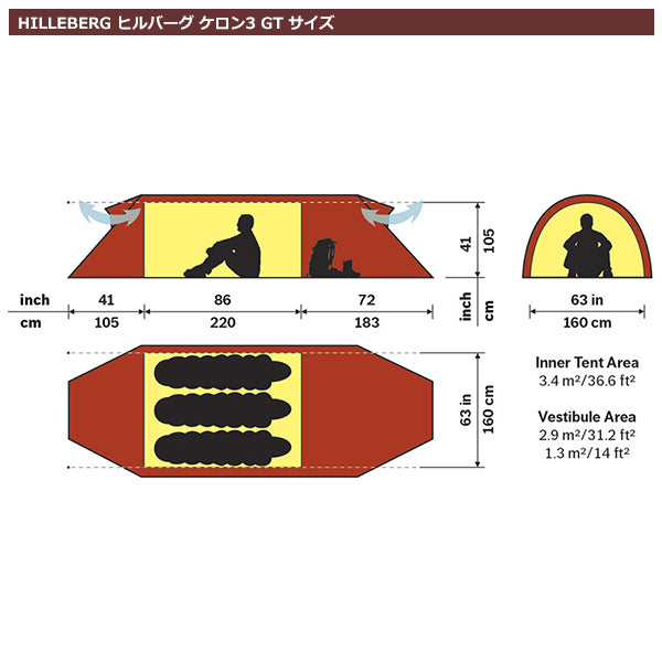 ヒルバーグ ケロン3GT レッド