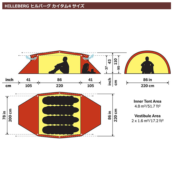 ヒルバーグ カイタム4 レッド