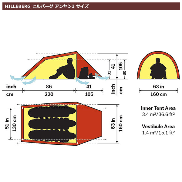 ヒルバーグ アンヤン3 2.0 レッド