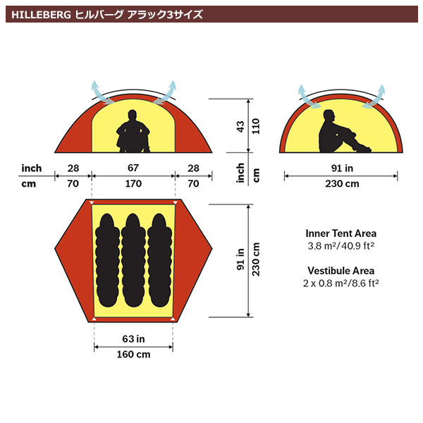 ヒルバーグ アラック3 レッド