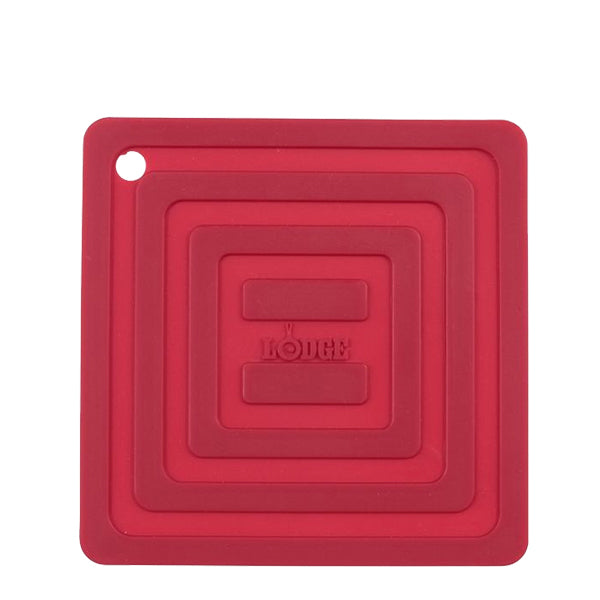ロッジ シリコーン スクエア ポットホルダー AS6S レッド