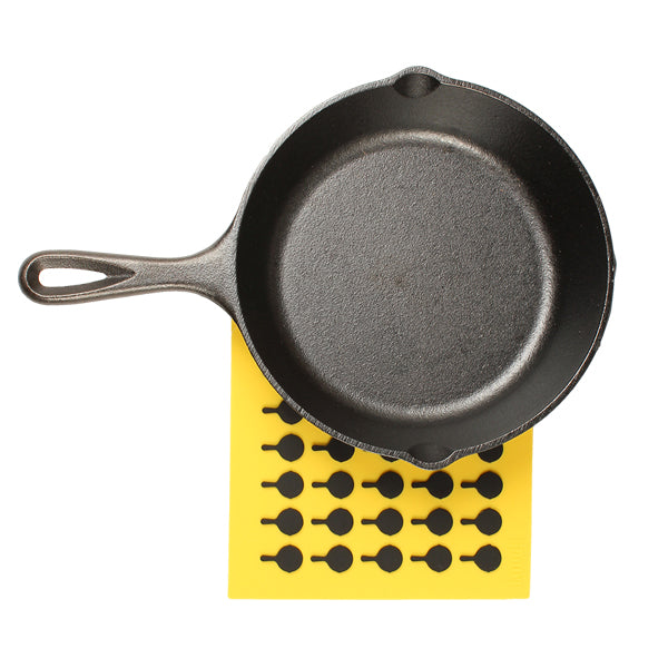 ロッジ シリコーン スクエア トリベットスキレットロゴ AS7S