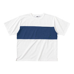 ホワイト/ネイビー / S